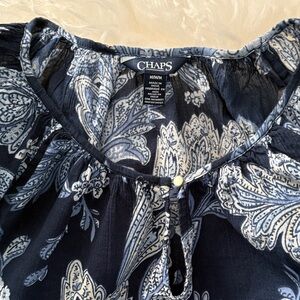 Ralph Lauren Chaps Paisley Top